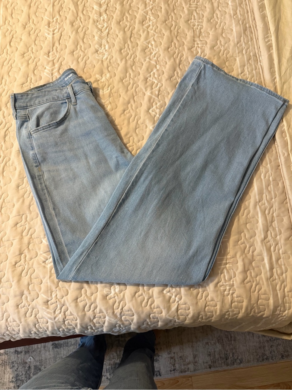 Light Blue women’s old navy wide Leg Jeans size 10 Tall